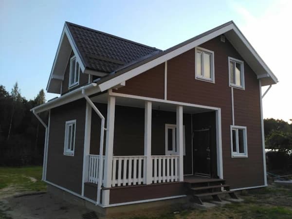Деревянный каркасный дом